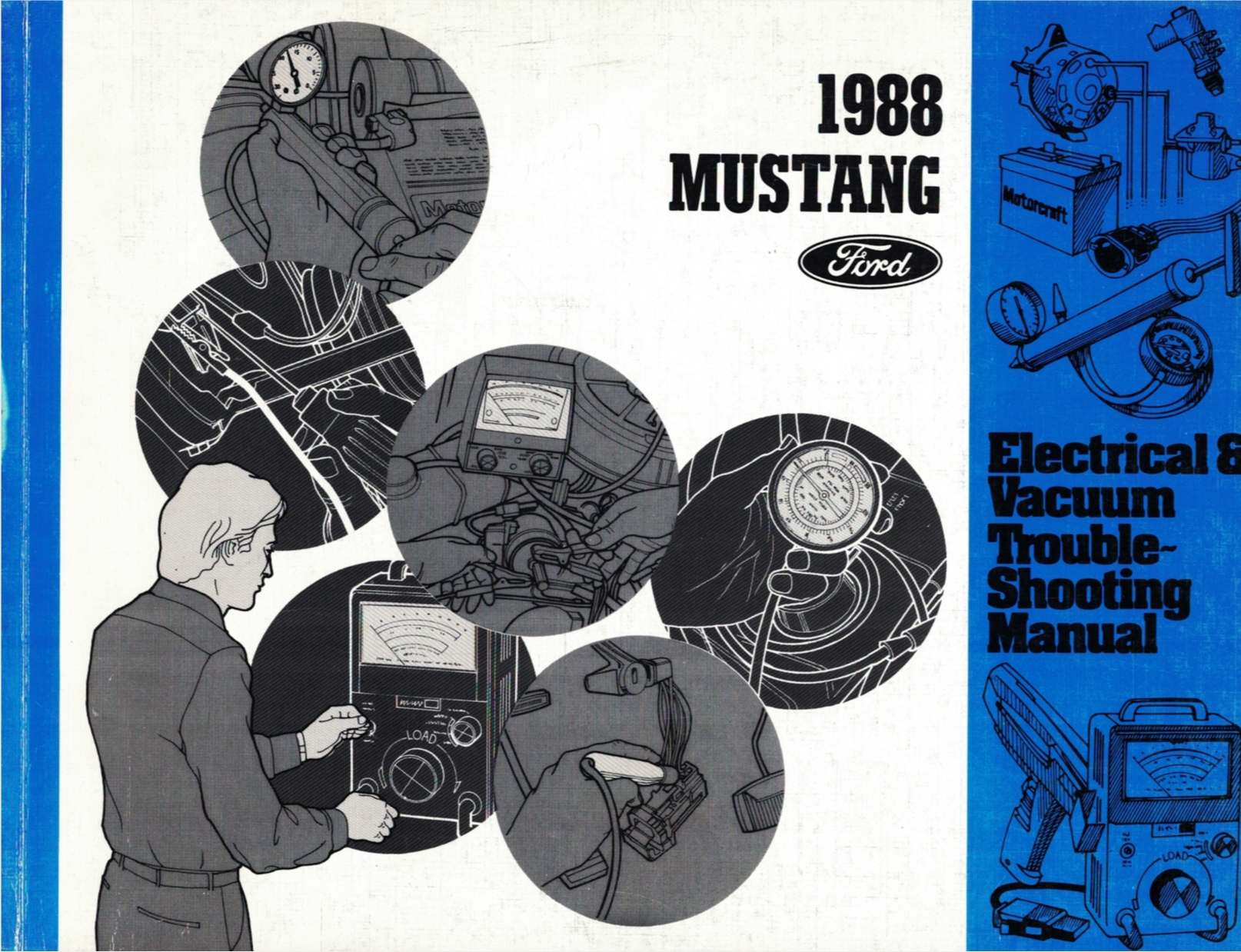 Image for 1988 Ford Mustang Electrical & Vacuum Troubleshooting Manual (EVTM)