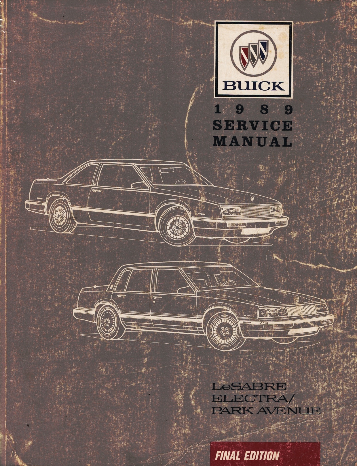 Image for 1989 Buick LeSabre, Electra / Park Avenue Service Manual - 2 Volume Set; includes the "Service Manual", the "Body Service Manual"